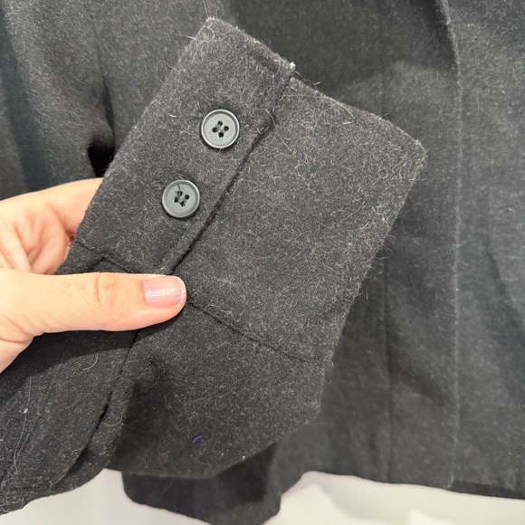 Zara Black Cropped Blazer size Small - Picture 4 of 6